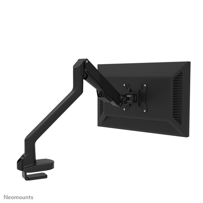 A Neomounts FPMA-D750black2 egy gázrugós asztali tartó legfeljebb 32 hüvelykes (81 cm) lapos képernyőkhöz.