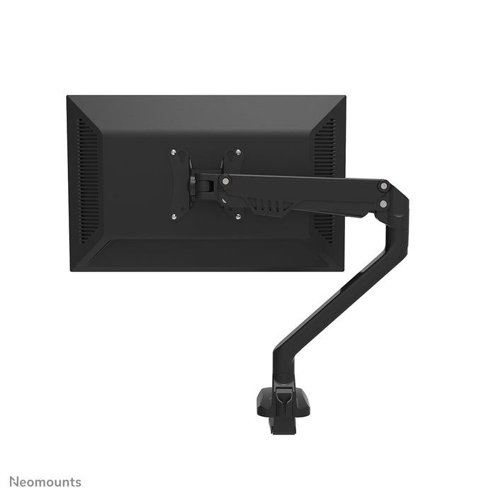 A Neomounts FPMA-D750black2 egy gázrugós asztali tartó legfeljebb 32 hüvelykes (81 cm) lapos képernyőkhöz.