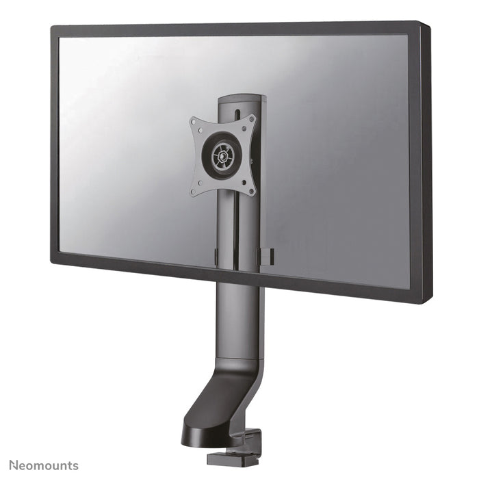A Neomounts FPMA-D860 fekete egy asztali tartó legfeljebb 32 hüvelykes (81 cm) lapos képernyőkhöz - fekete.