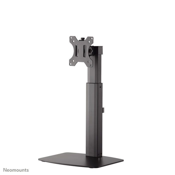 A Neomounts FPMA-D865 fekete egy asztali tartó legfeljebb 32 hüvelykes (81 cm) lapos képernyőkhöz.
