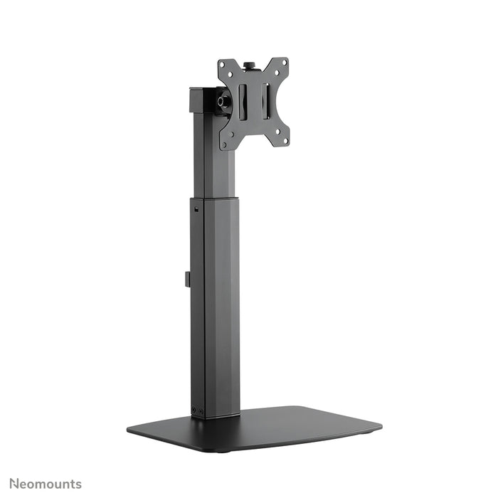 A Neomounts FPMA-D865 fekete egy asztali tartó legfeljebb 32 hüvelykes (81 cm) lapos képernyőkhöz.