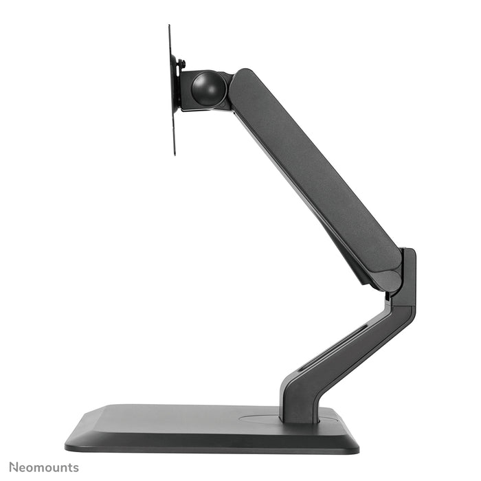 A Neomounts FPMA-D885 fekete egy asztali tartó legfeljebb 32 hüvelykes (81 cm) lapos képernyőkhöz.