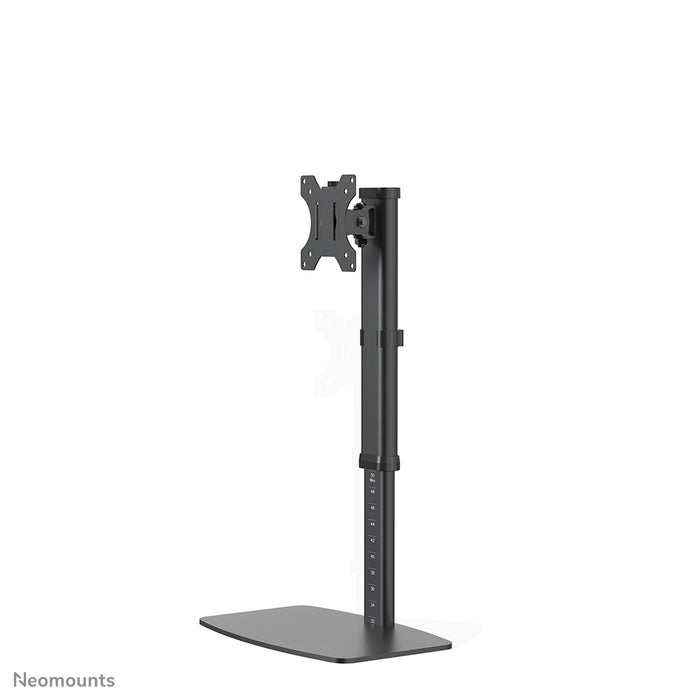 A Neomounts FPMA-D890 fekete egy asztali tartó legfeljebb 30 hüvelykes (76 cm) lapos képernyőkhöz.