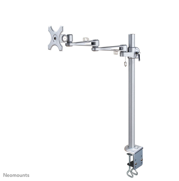 A Neomounts FPMA-D935POLE70 egy asztali tartó három forgásponttal legfeljebb 30 hüvelykes (76 cm) lapos képernyőkhöz.
