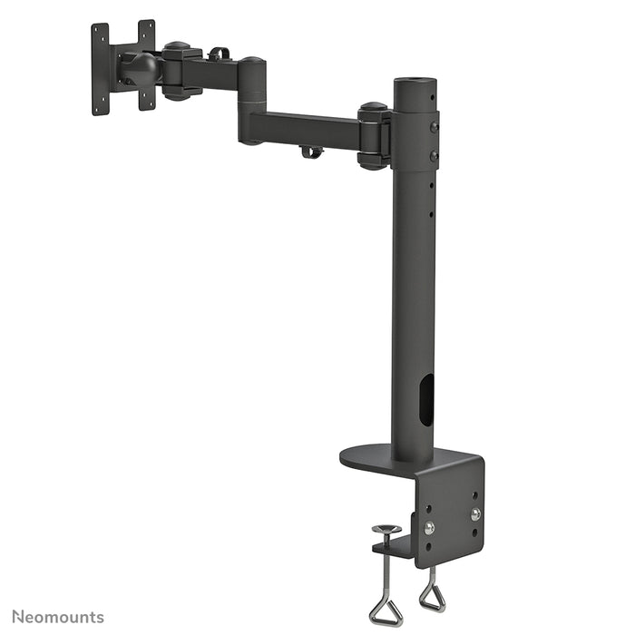 A Neomounts FPMA-D960 feketePLUS egy asztali tartó három forgásponttal legfeljebb 49 hüvelykes (124 cm) ívelt képernyőkhöz.