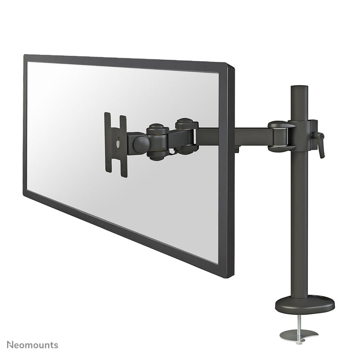 A Neomounts FPMA-D960G egy asztali tartó három forgásponttal legfeljebb 30 hüvelykes (76 cm) lapos képernyőkhöz.