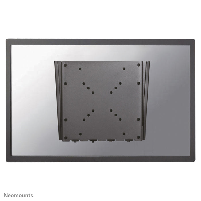 A Neomounts FPMA-W110 fekete egy sík fali tartó flat screenekhez akár 40 hüvelykig (102 cm).
