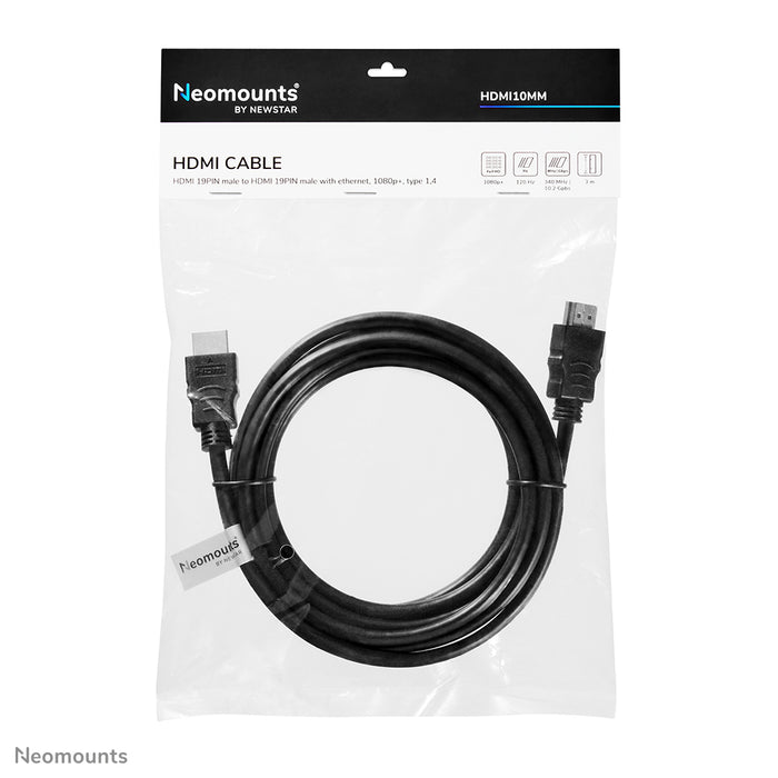 HDMI 1.4 kábel, High speed, HDMI 19 tűs M/M, 3 méter