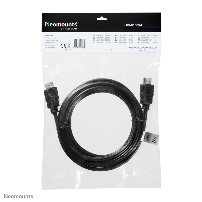 HDMI 1.4 kábel, High speed, HDMI 19 tűs M/M, 3 méter
