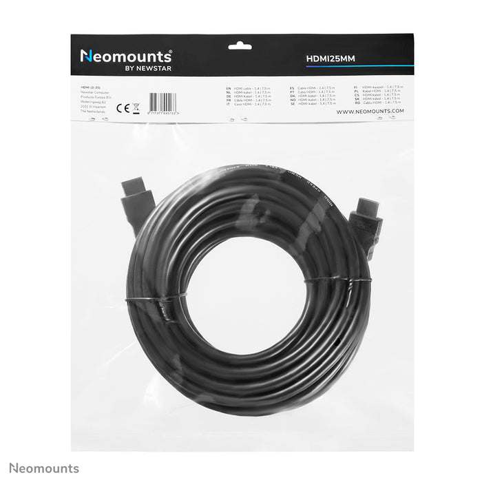 HDMI 1.4 kábel, High speed, HDMI 19 tűs M/M, 7,5 méter