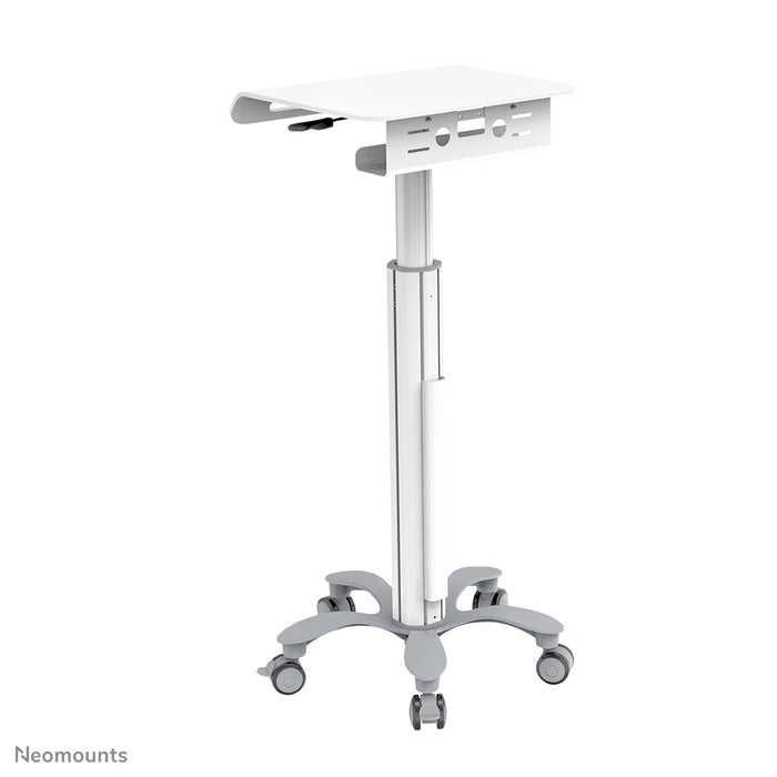 A Neomounts MED-M050 egy guruló munkaállomás laptophoz.