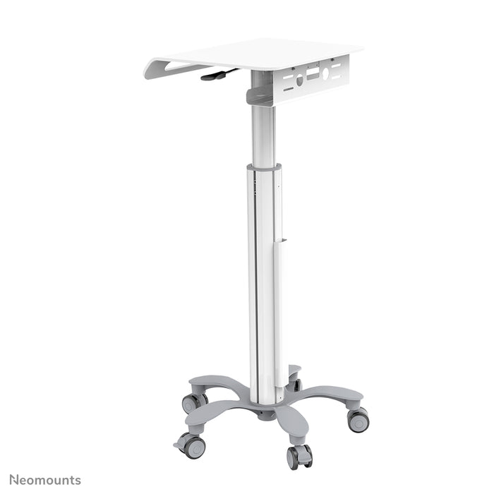 A Neomounts MED-M050 egy guruló munkaállomás laptophoz.