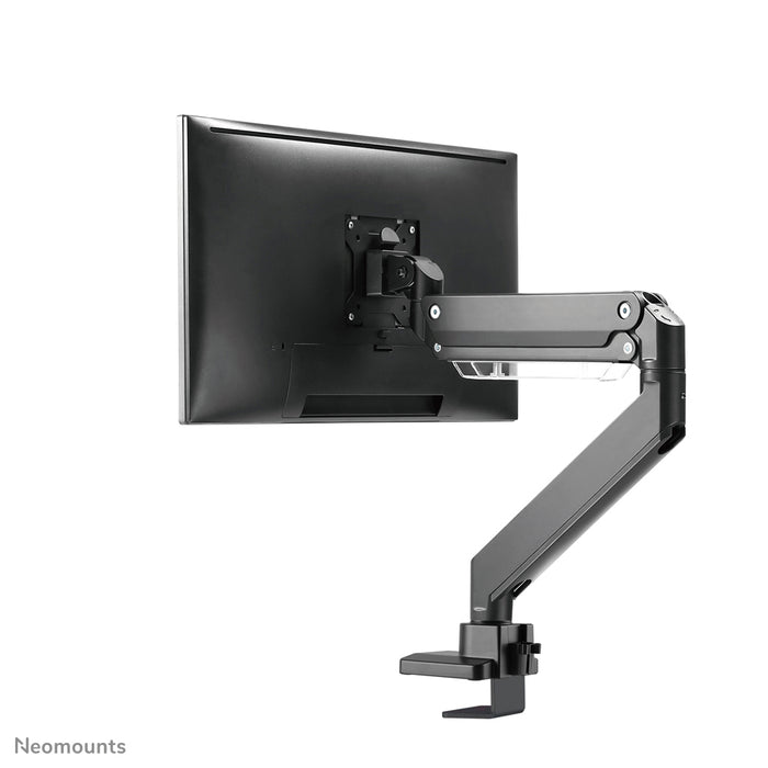 A Neomounts NM-D775 fekete egy gázrugós asztali tartó legfeljebb 32 hüvelykes (81 cm) lapos képernyőkhöz - Fekete