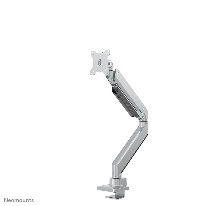 A Neomounts NM-D775 ezüst egy gázrugós asztali tartó legfeljebb 32 hüvelykes (81 cm) lapos képernyőkhöz - Ezüst
