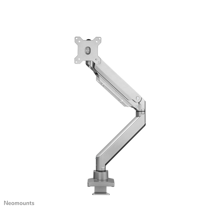 A Neomounts NM-D775 ezüst egy gázrugós asztali tartó legfeljebb 32 hüvelykes (81 cm) lapos képernyőkhöz - Ezüst