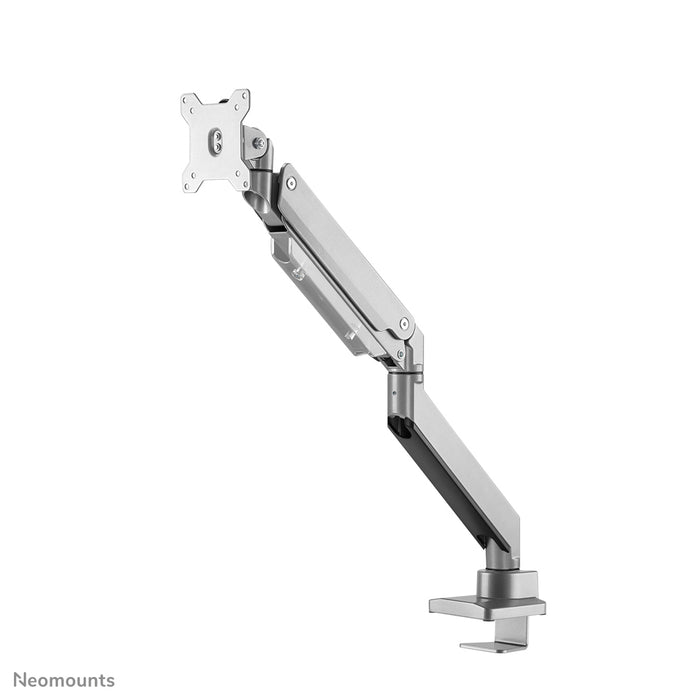 A Neomounts NM-D775 ezüst egy gázrugós asztali tartó legfeljebb 32 hüvelykes (81 cm) lapos képernyőkhöz - Ezüst