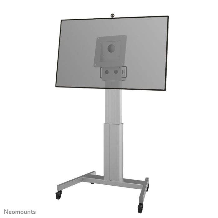 A Neomounts NM-HUB2LIFT ezüst mobil motoros kocsi 50 hüvelykes Microsoft Hub 2S(X) számára, magasságban állítható - Fekete