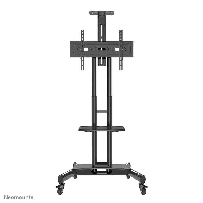 A Neomounts NM-M1700 fekete gurulós bútor lapos képernyős TV-khez akár 75 hüvelykig (191 cm). Tartalmaz laptop tartót - Fekete