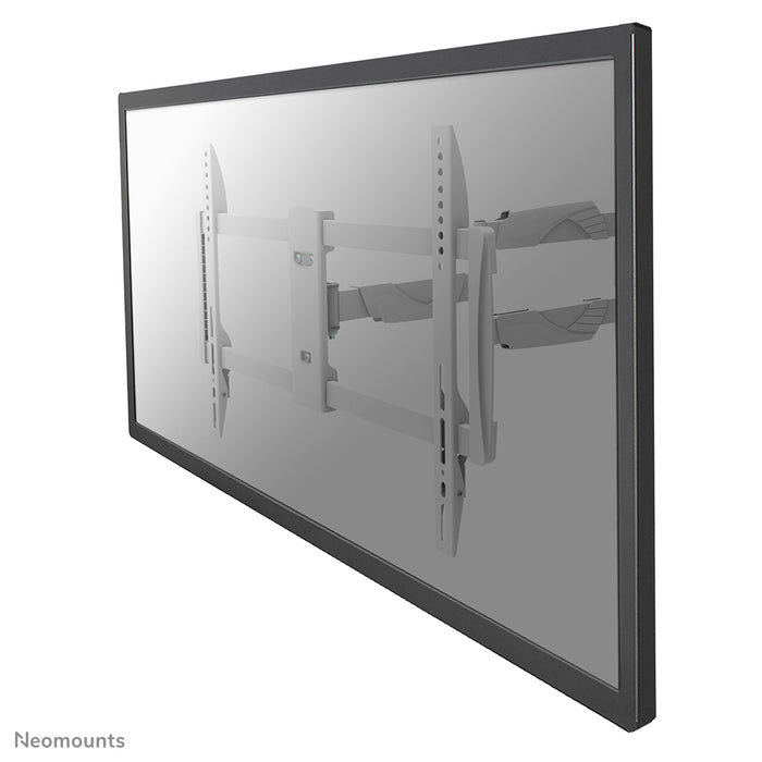 A Neomounts NM-W460 fehér fali tartó 3 forgásponttal lapos képernyős TV-khez akár 60 hüvelykig (150 cm).