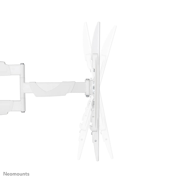 A Neomounts NM-W460 fehér fali tartó 3 forgásponttal lapos képernyős TV-khez akár 60 hüvelykig (150 cm).