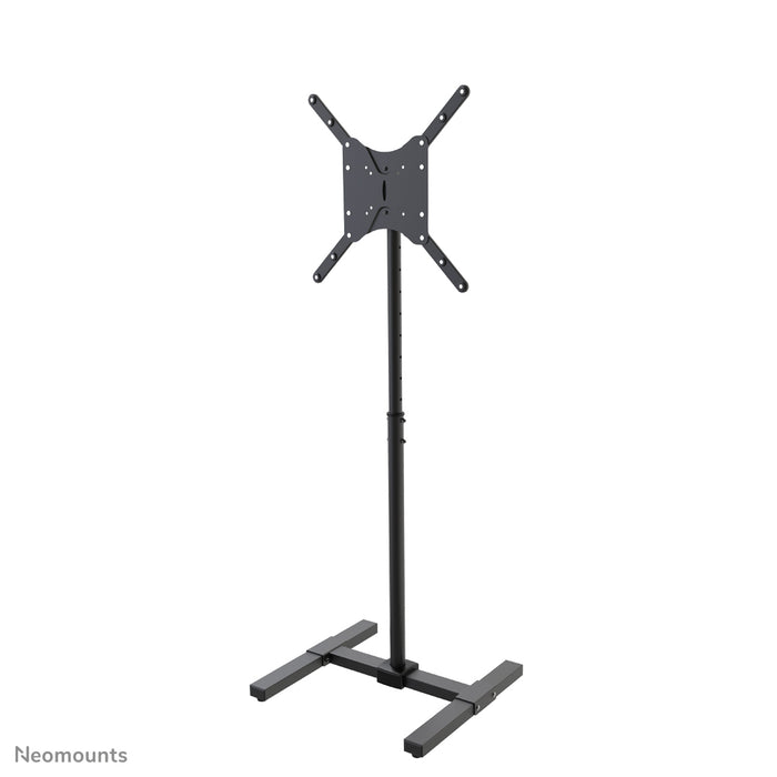 A Neomounts NS-FS100 fekete bútor LCD/LED/Plazma képernyőkhöz akár 55 hüvelykig (140 cm). Magasságállítás: 75-124 cm.