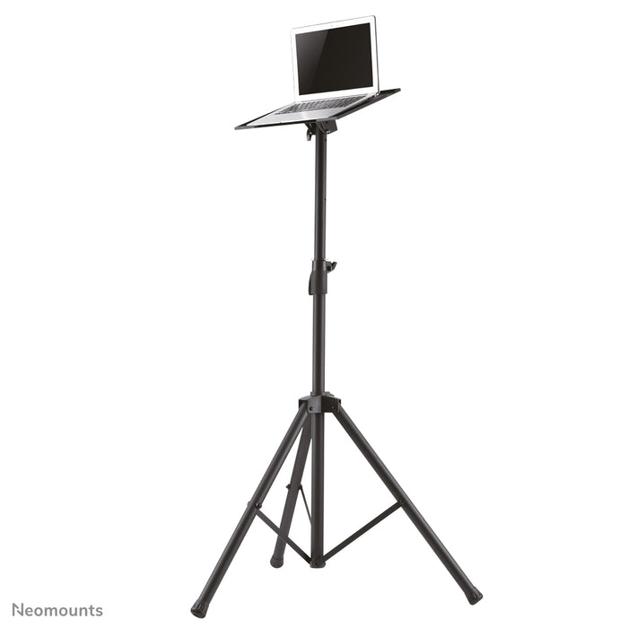 Neomounts állvány notebookokhoz akár 17 hüvelykig (43 cm), projektorokhoz és kijelzőkhöz akár 32 hüvelykig (81 cm), magasságállítható - Fekete