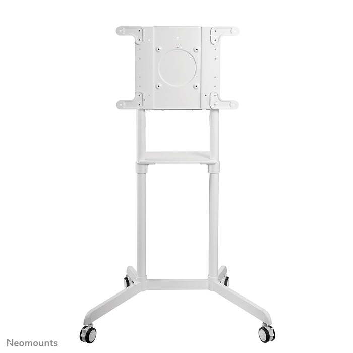 A Neomounts NS-M1250 fehér gurulós bútor lapos képernyős TV-khez 70 hüvelykig (178 cm). Tartalmaz laptop tartót - Fehér