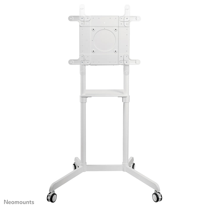 A Neomounts NS-M1250 fehér gurulós bútor lapos képernyős TV-khez 70 hüvelykig (178 cm). Tartalmaz laptop tartót - Fehér