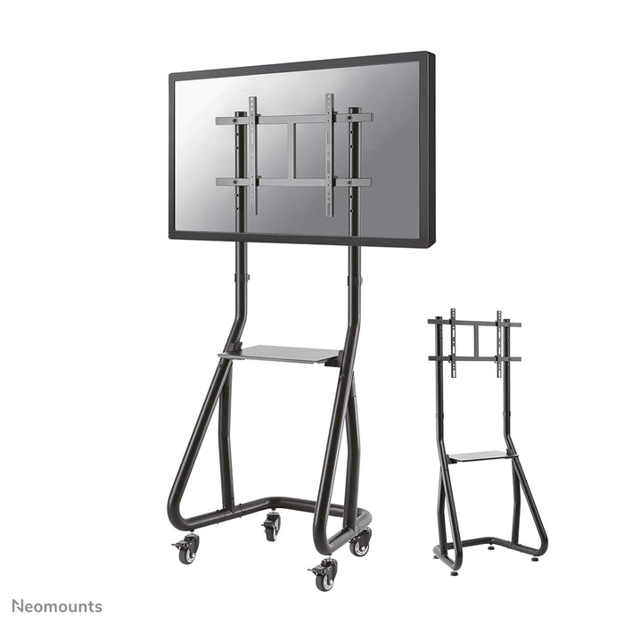 A Neomounts NS-M3600 fekete gurulós bútor lapos képernyős TV-khez 80 hüvelykig (203 cm).