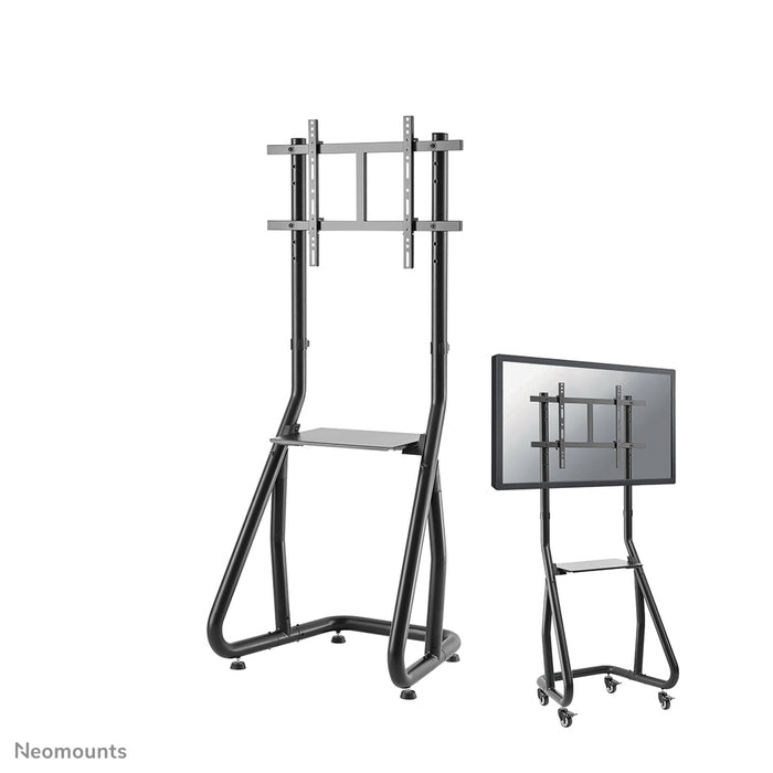 A Neomounts NS-M3600 fekete gurulós bútor lapos képernyős TV-khez 80 hüvelykig (203 cm).