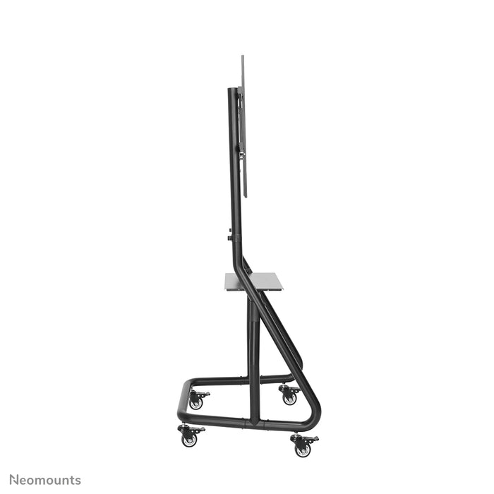 A Neomounts NS-M3800 fekete gurulós bútor lapos képernyős TV-khez 100 hüvelykig (254 cm).