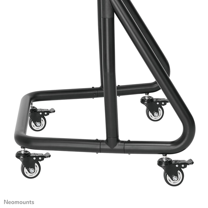 A Neomounts NS-M3800 fekete gurulós bútor lapos képernyős TV-khez 100 hüvelykig (254 cm).