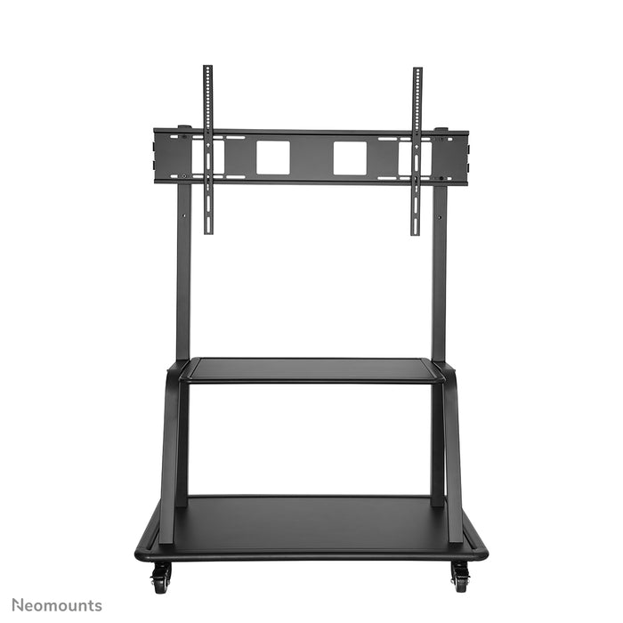 A Neomounts NS-M4000 fekete gurulós bútor lapos képernyős TV-khez 105 hüvelykig (267 cm).