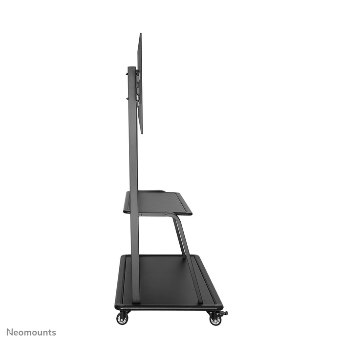 A Neomounts NS-M4000 fekete gurulós bútor lapos képernyős TV-khez 105 hüvelykig (267 cm).