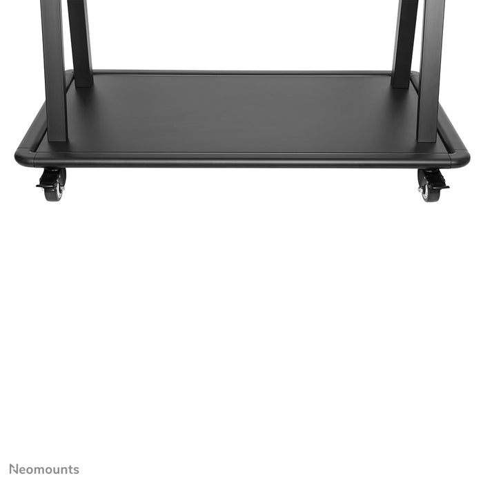 A Neomounts NS-M4000 fekete gurulós bútor lapos képernyős TV-khez 105 hüvelykig (267 cm).