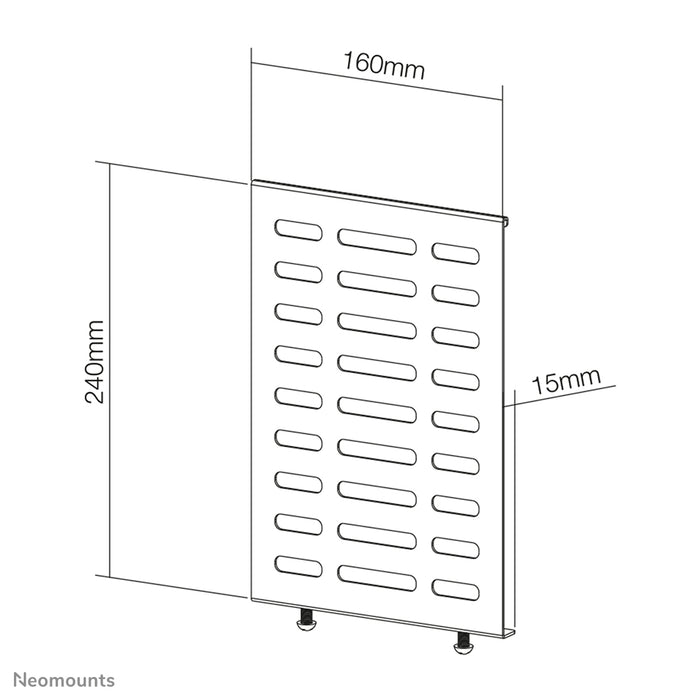 Neomounts NS-MBTC100 fekete CPU Thin Client tartó