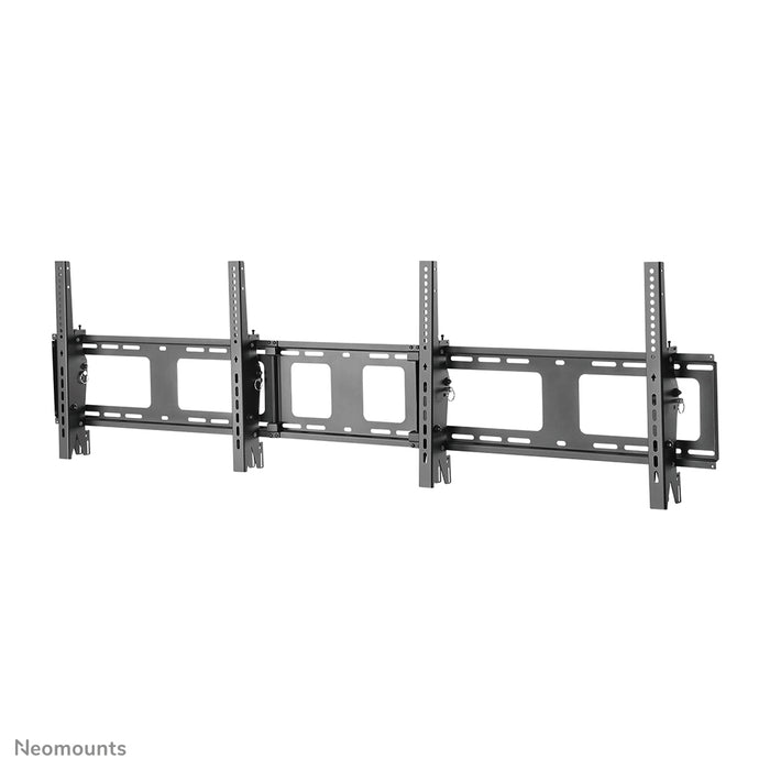 A Neomounts NS-WMB200 fekete egy menütábla fali tartó 52 hüvelykig (132 cm) terjedő képernyőkhöz.