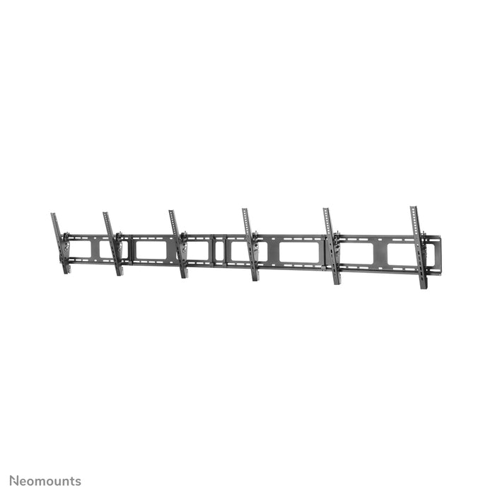 A Neomounts NS-WMB300 fekete egy menütábla fali tartó 52 hüvelykig (132 cm) terjedő képernyőkhöz.