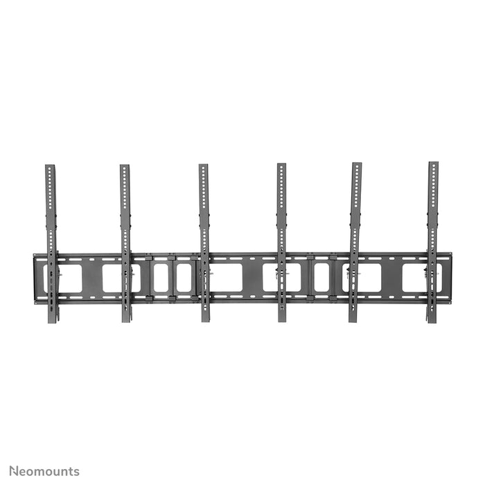 A Neomounts NS-WMB300P fekete egy menütábla fali tartó a képernyők függőleges felszereléséhez, 52 hüvelykig (132 cm).