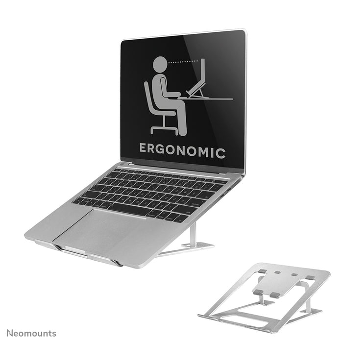 Neomounts összecsukható laptop állvány - Ezüst