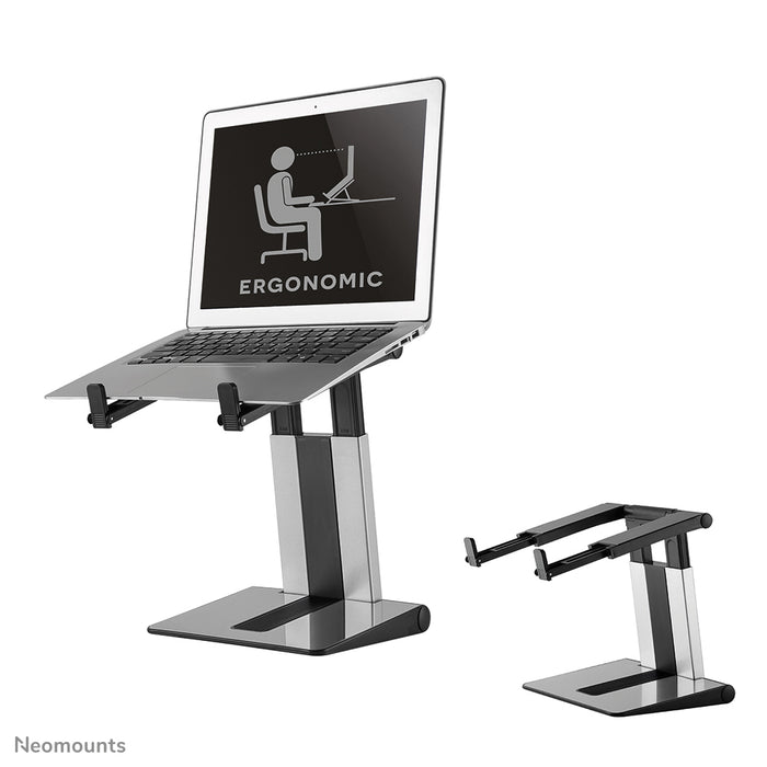 Neomounts összecsukható laptop állvány - Ezüst/fekete