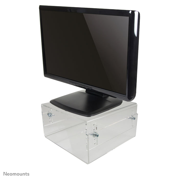 A Neomounts NSMONITOR40 akril emelő LCD/TFT/CRT képernyőkhöz.