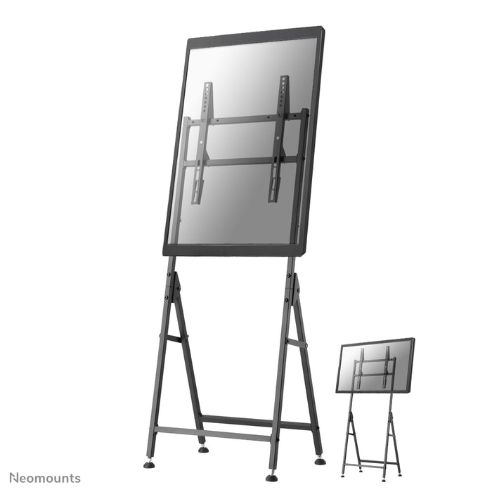 A Neomounts PLASMA-M1000 egy bútor LCD/LED/Plazma képernyőkhöz 55 hüvelykig (140 cm), vízszintes és függőleges felszereléshez - fekete