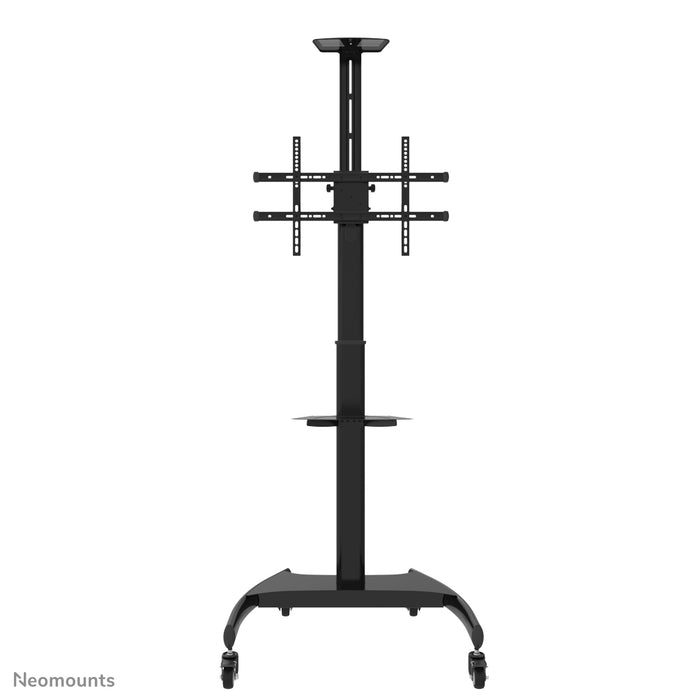 A Neomounts PLASMA-M1900E egy guruló bútor lapos képernyőkhöz 70 hüvelykig (178 cm), 90°-os forgatással - fekete
