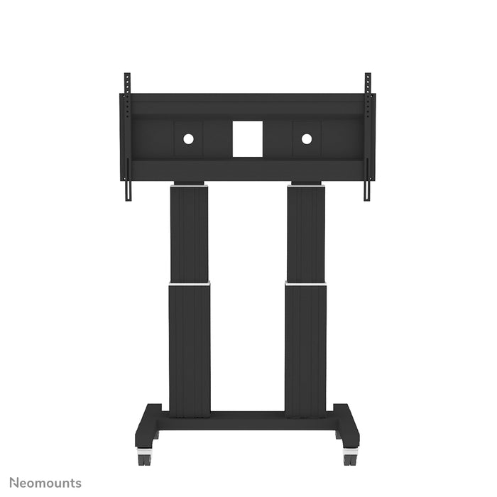 A Neomounts PLASMA-M2600 fekete egy elektromosan magasságban állítható trolly lapos képernyőkhöz 120 hüvelykig (305 cm).