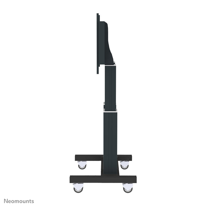 A Neomounts PLASMA-M2600 fekete egy elektromosan magasságban állítható trolly lapos képernyőkhöz 120 hüvelykig (305 cm).