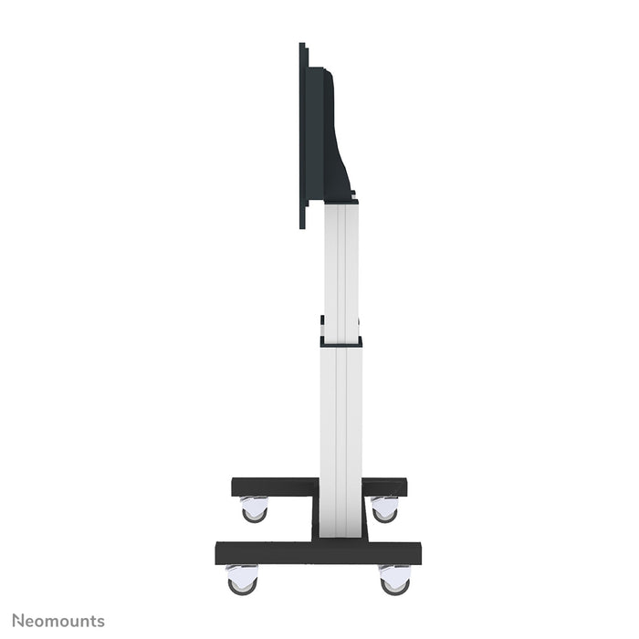 A Neomounts PLASMA-M2600 ezüst egy elektromosan magasságban állítható trolly lapos képernyőkhöz 120 hüvelykig (305 cm).