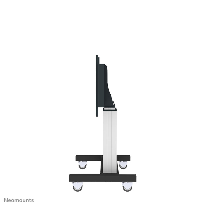 A Neomounts PLASMA-M2600 ezüst egy elektromosan magasságban állítható trolly lapos képernyőkhöz 120 hüvelykig (305 cm).