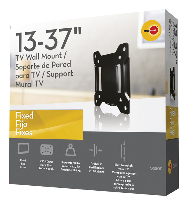 Fix TV-fali tartó maximum 37" képernyőkhöz
