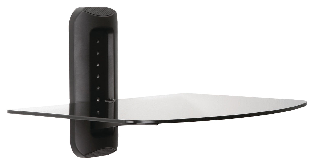 Audio Video polc üveglap 420 x 290 x 230 mm - 9,9 kg